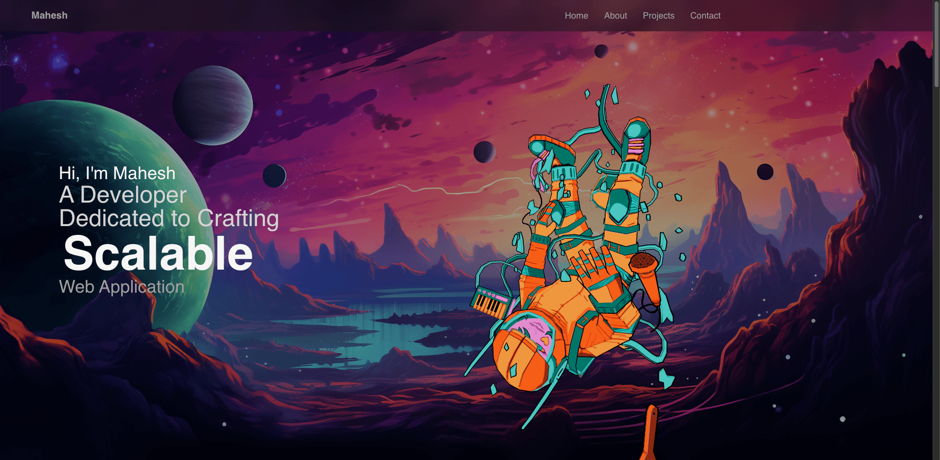 3D Portfolio preview